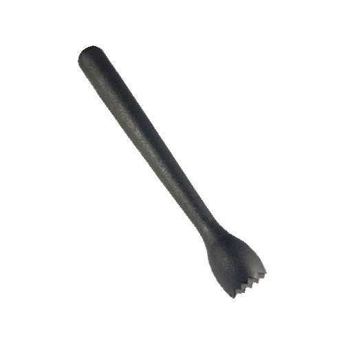 Macerador de 21 cm con cabeza estriada, polipropileno