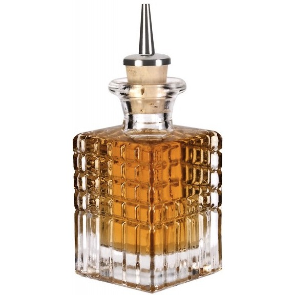 Botella de bitter Old Fashioned 100 ml, vidrio con tapón Dash Pour