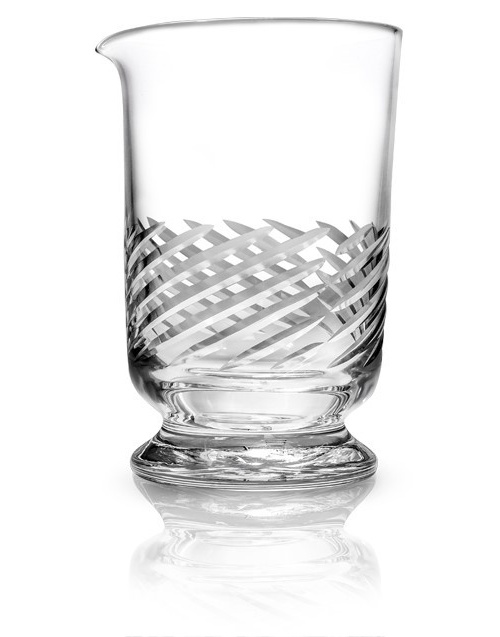 Vaso mezclador Kashiwa Lumian 70 cl, vidrio labrado