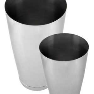 Coctelera Boston con contrapeso, tin 28 oz y half tin 20 oz, acero inoxidable