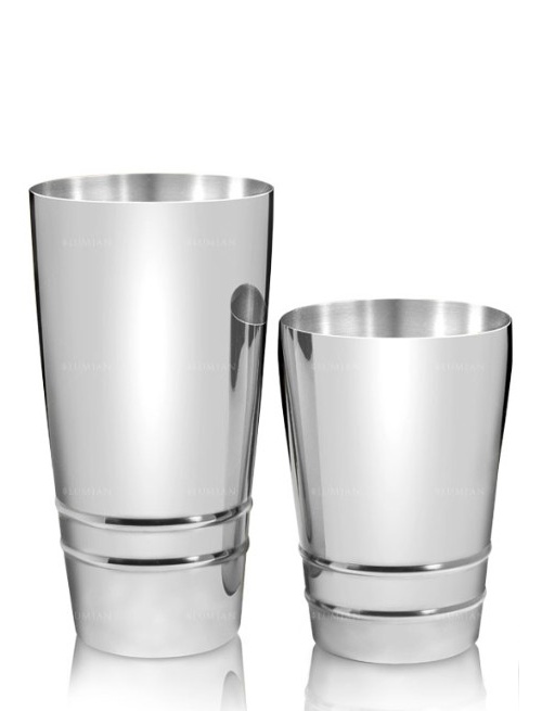 Coctelera Boston Saturn Lumian, tin 28 oz y half tin 18 oz, acero inoxidable