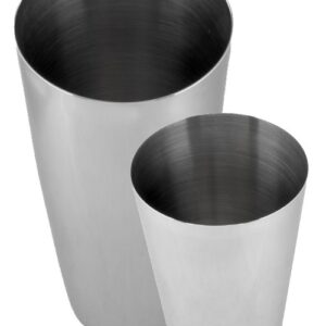 Coctelera Boston con half tin, 28 y 20 oz, acero inoxidable 18/10