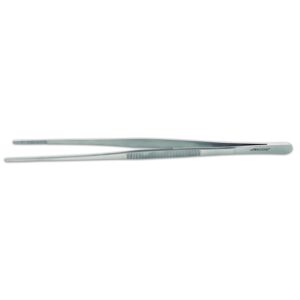 Pinza para hielo y fruta 30 cm con muelle, acero inoxidable