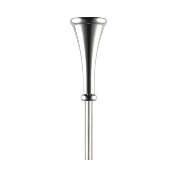 cuchara de bar lisa The Bars de 45 cm con mango redondo sin espiral y cazoleta en gota