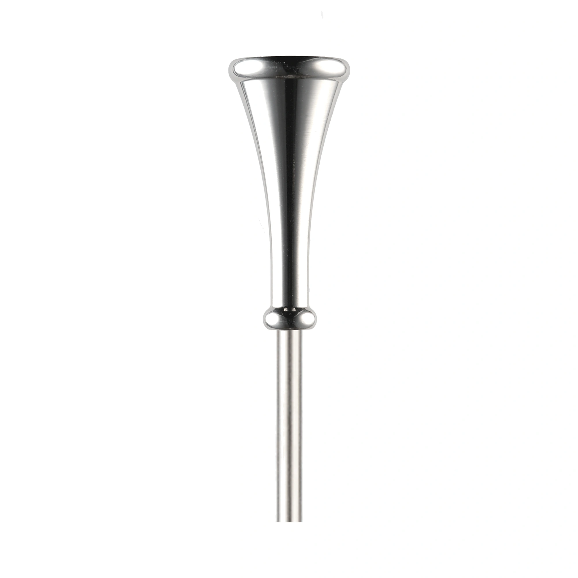 cuchara de bar lisa The Bars de 45 cm con mango redondo sin espiral y cazoleta en gota
