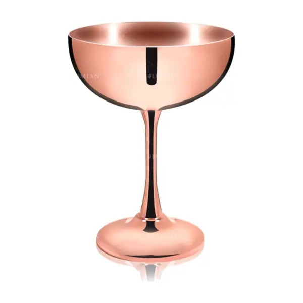 Copa de champán de cobre Artemide Lumian 23 cl, acero inoxidable