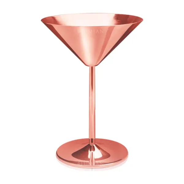 Copa Martini de cobre Bond Lumian 23 cl, acero inoxidable