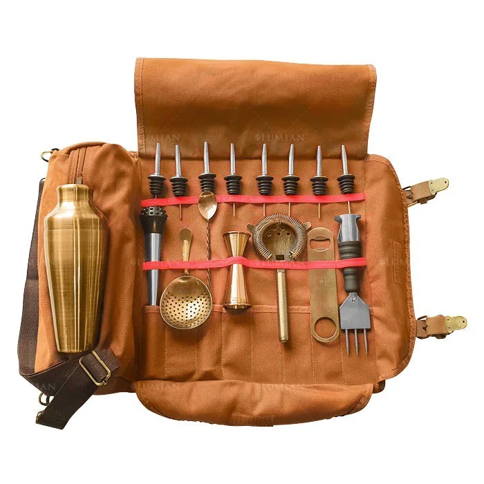 Kit de coctelería Minerva Lumian, 10 piezas con roll up - Imagen 4