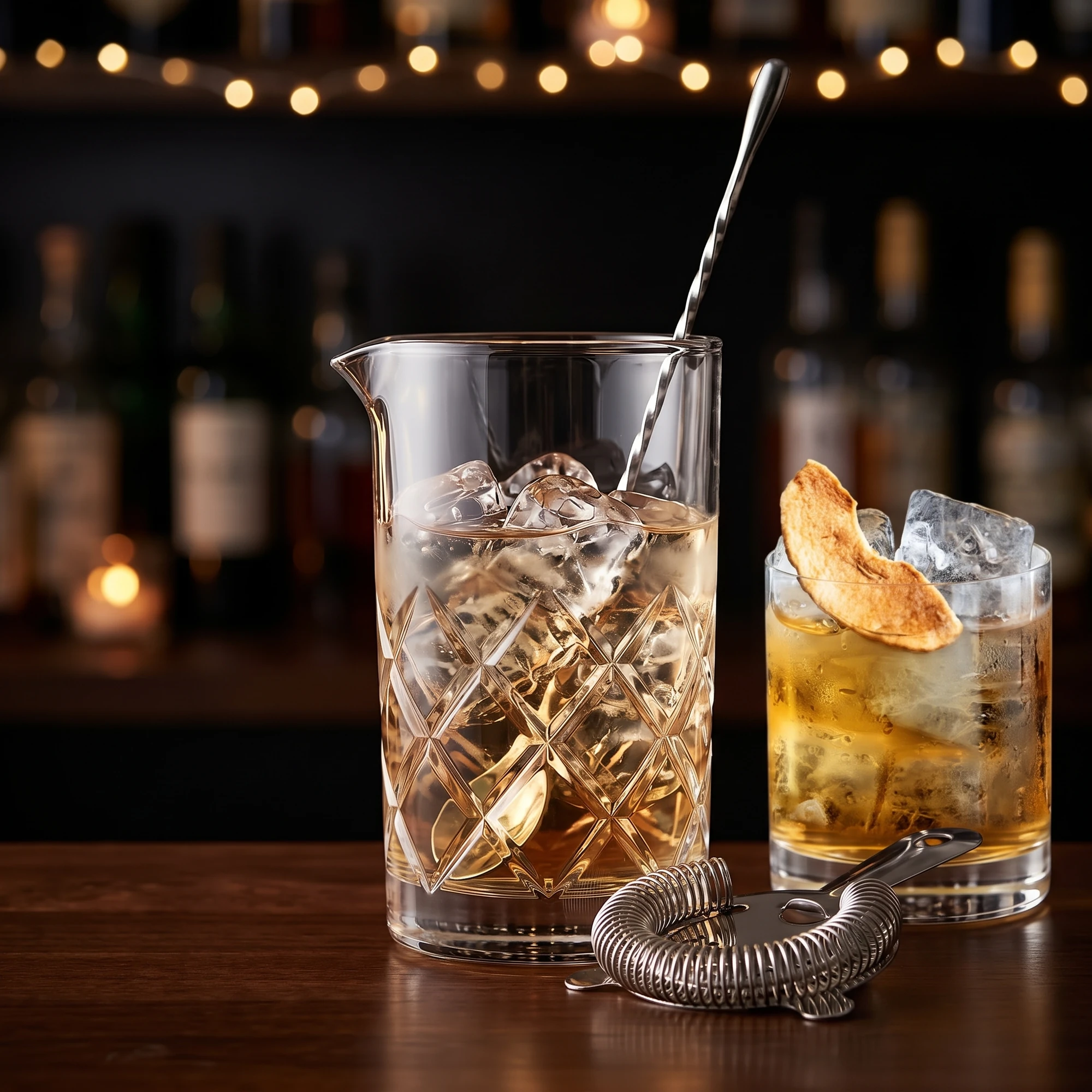 Vaso mezclador Shinto Lumian 70 cl, vidrio con relieve de rombos