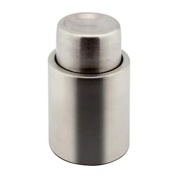 tapón de vacío para vino ILSA Mixage de acero inoxidable 18/10, pack de 2