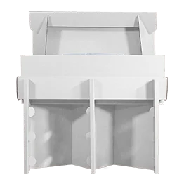 Barra de bar portátil de cartón Workstation Easy, 100 cm - Imagen 3