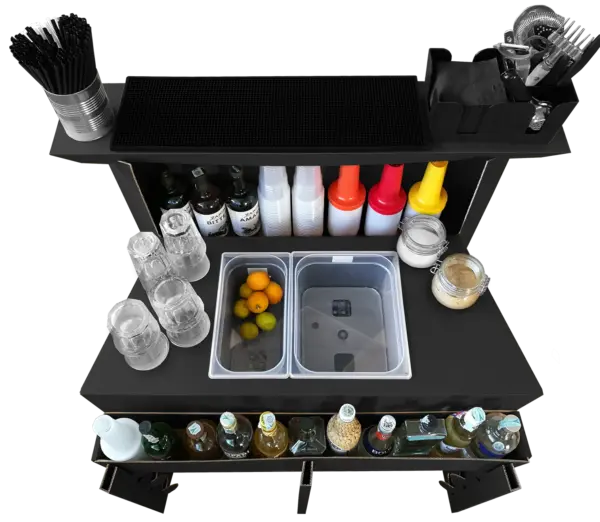 Barra portátil Workstation Easy de polipropileno, 100 cm