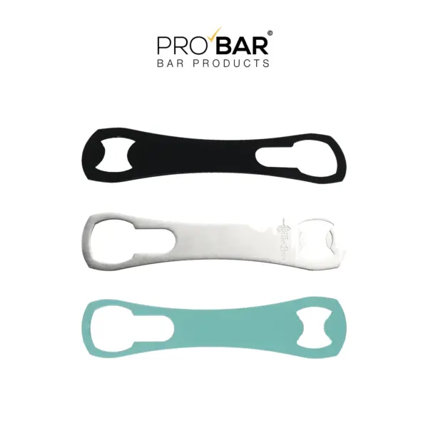 Abridor de botellas vintage V-Rod de acero inoxidable AISI 304, 3 acabados