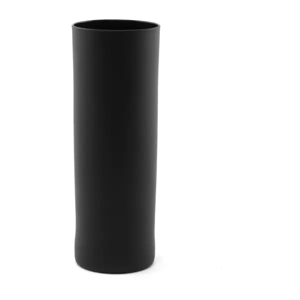 vaso de tubo negro New York Bar de Stölzle Lausitz de 32 cl, cilindro alto con acabado negro mate
