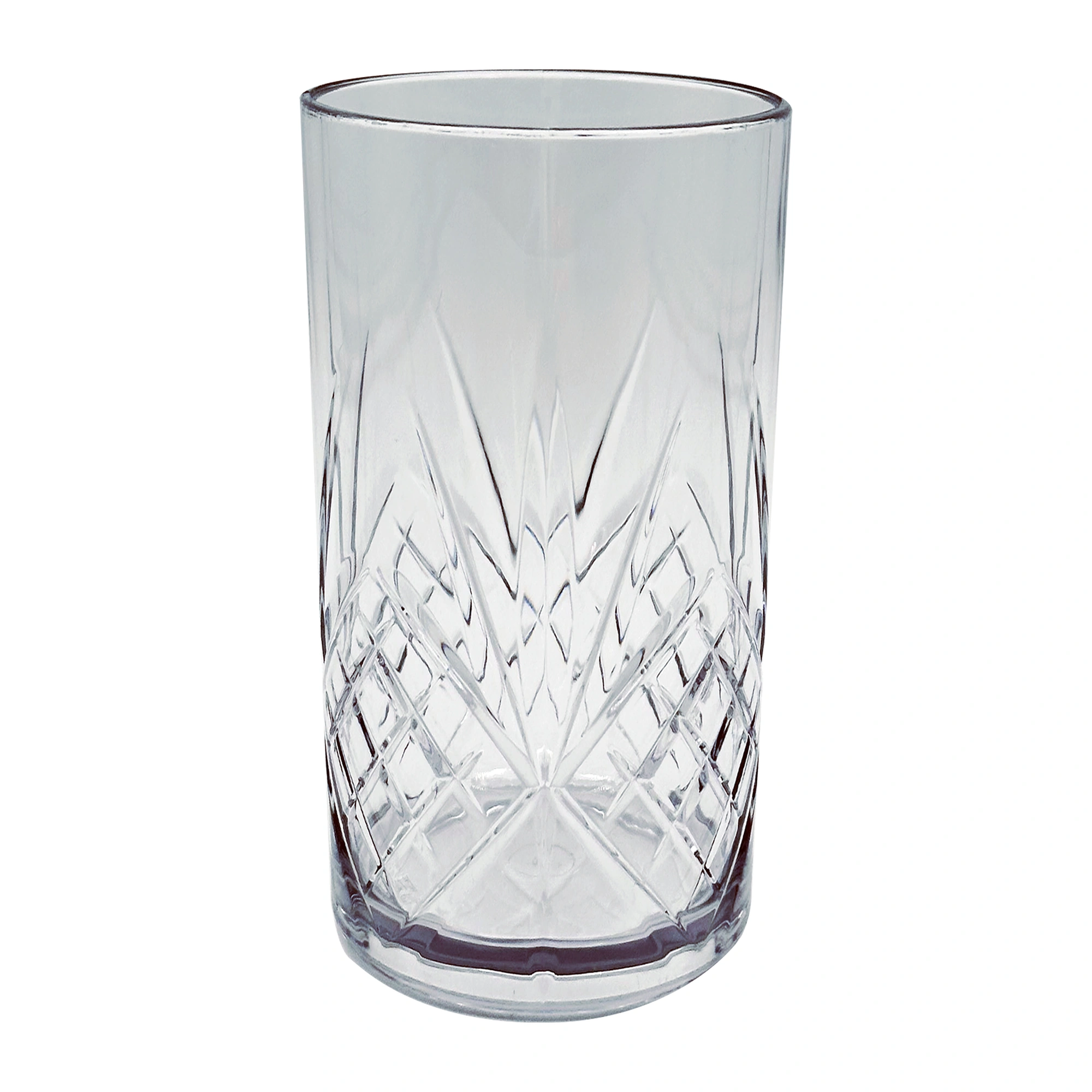 vasos de plástico duro Firenze Highball de 60 cl en SAN con la pared tallada