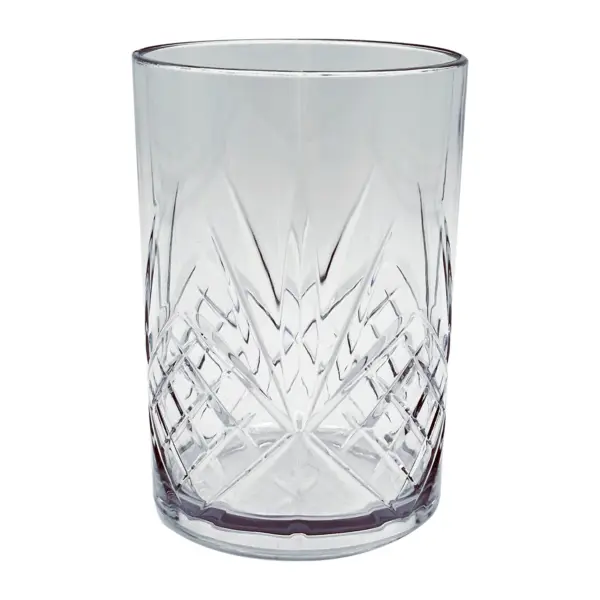vasos de plástico duro Firenze de 41 cl en SAN con la pared tallada