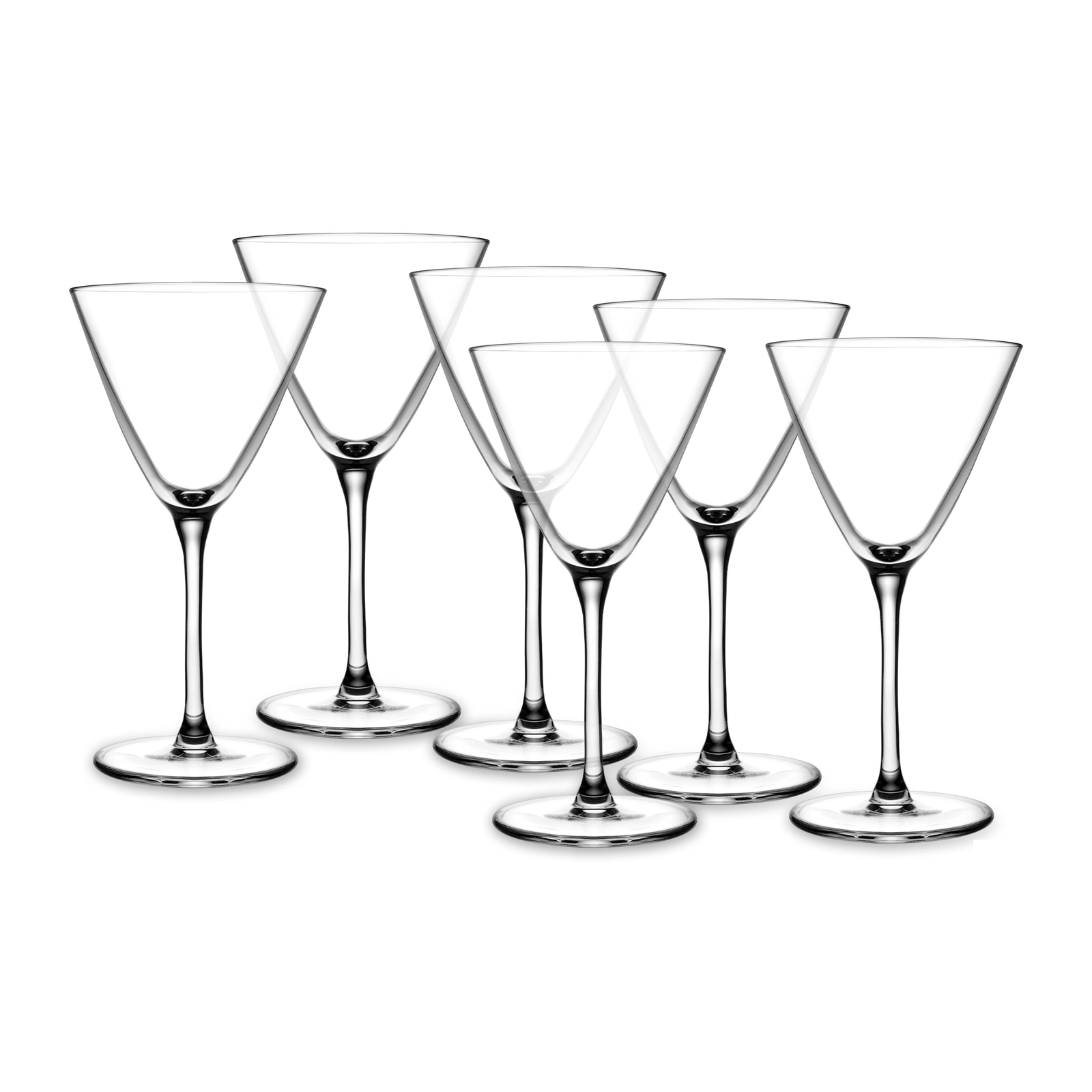 pack de 6 copas de martini Bargiani de NUDE de 19 cl