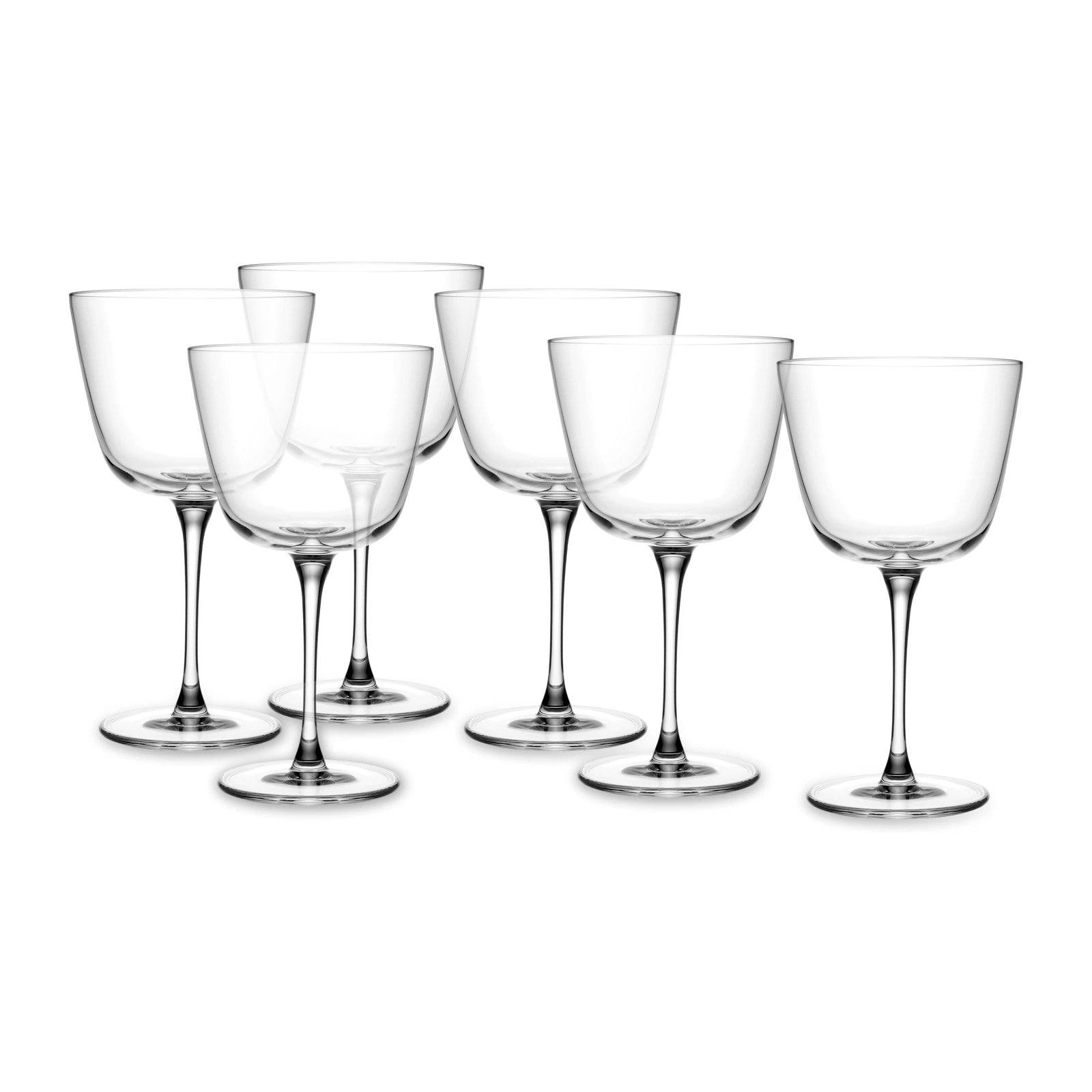 pack de 6 copas de cóctel Bargiani de NUDE de 33 cl con tallo