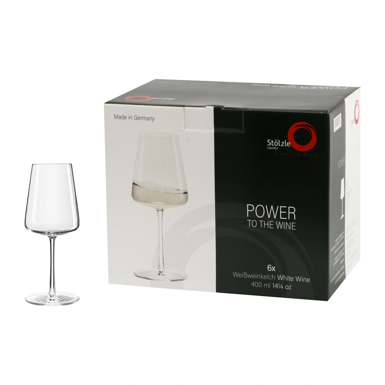 pack de 6 copas de vino blanco Power de Stölzle Lausitz de 40 cl