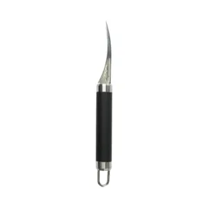 cuchillo decorador de 19,5 cm de acero inoxidable con mango recubierto de SBC, referencia DT003
