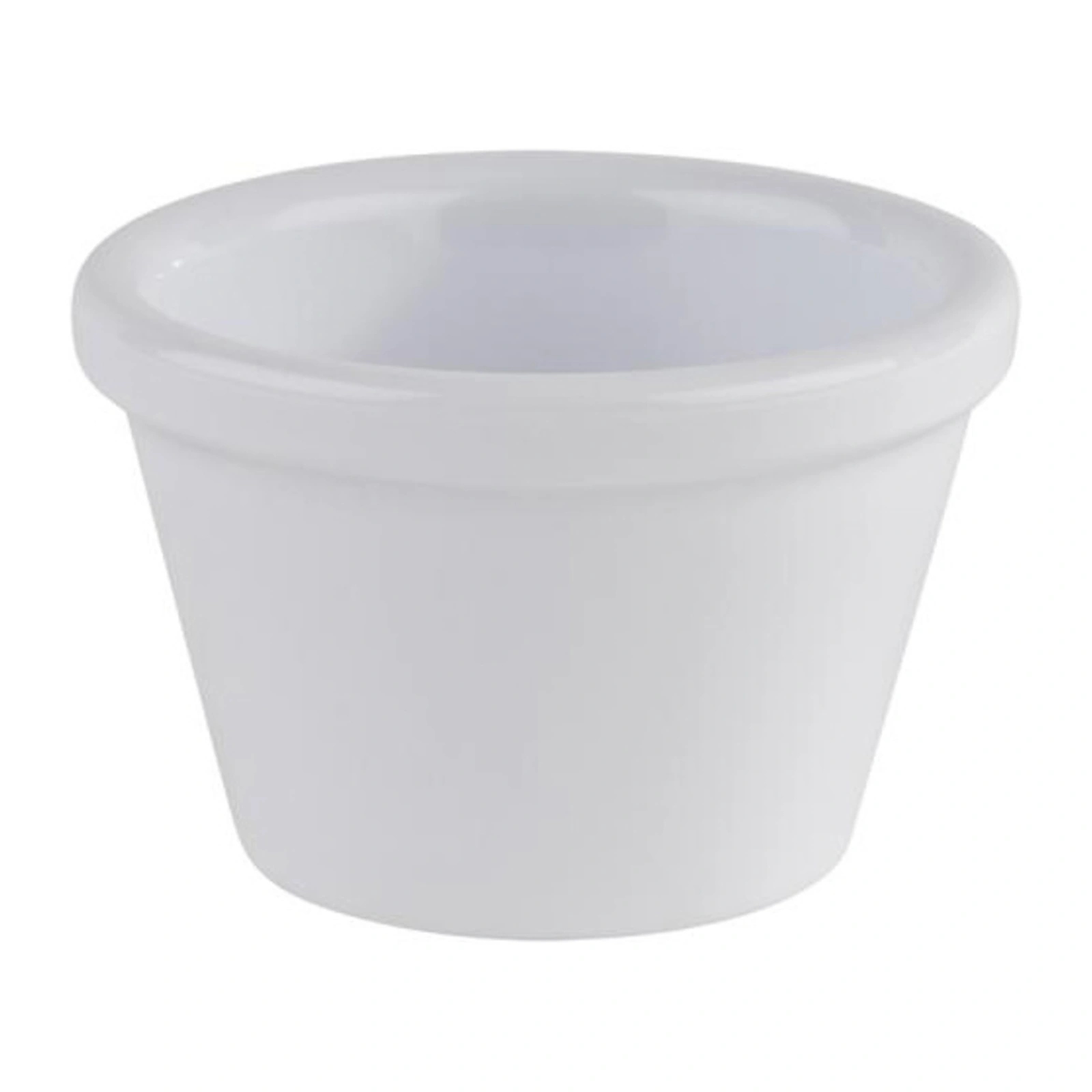 cuenco cónico blanco Friendly de APS en PET reciclado, 6 cm de diámetro, 4 cm de alto, 5 cl