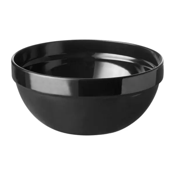 cuencos de aperitivo: cuenco negro Friendly de APS en PET reciclado, 10 cm de diámetro, 4,5 cm de alto, 15 cl