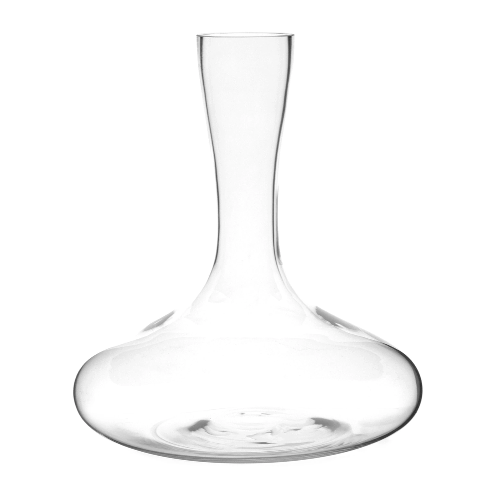 decantador de vino clásico de Luigi Bormioli en vidrio, base de 22 cm y cuello estrecho, 0,75 l útiles