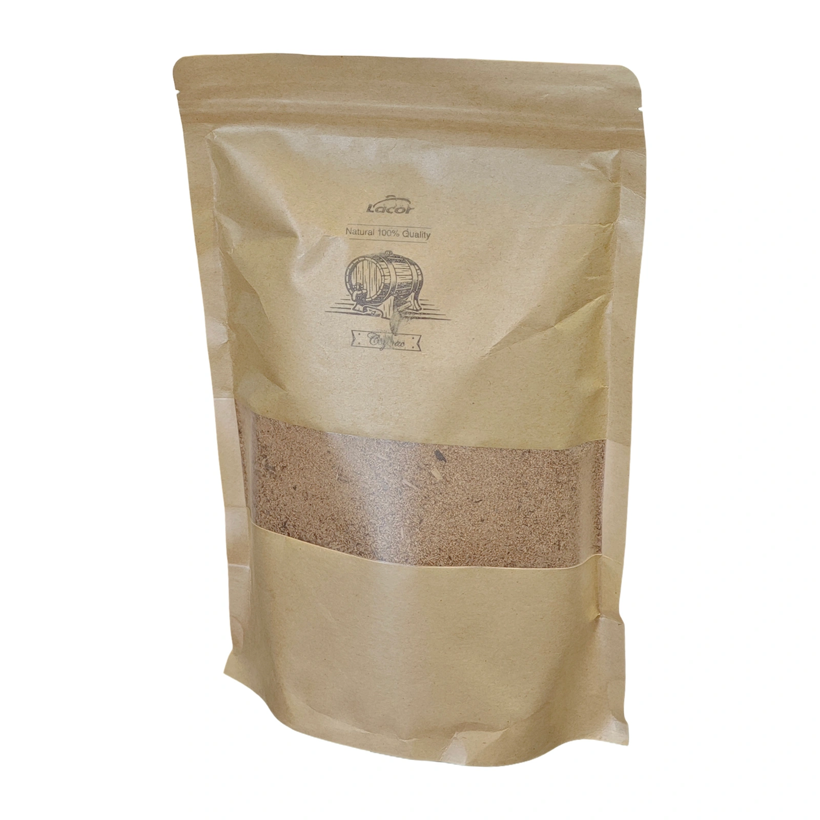 serrín para ahumar: serrín de madera Lacor Smokey de coñac en el envase de 500 g