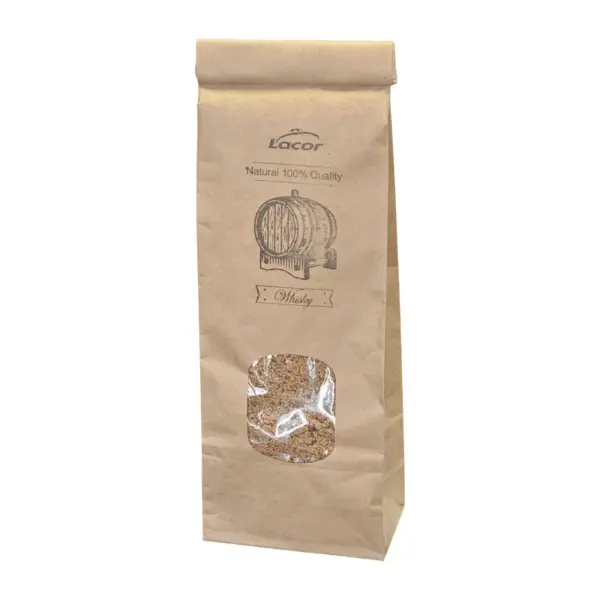 serrín para ahumador Lacor Smokey de whisky en la bolsa de 100 g