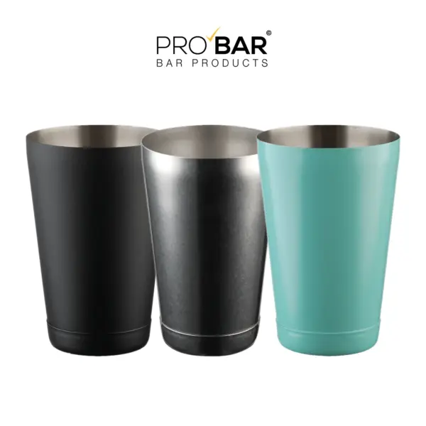 half tin de 20 oz en tres acabados: negro mate, Vintage y Tiffany