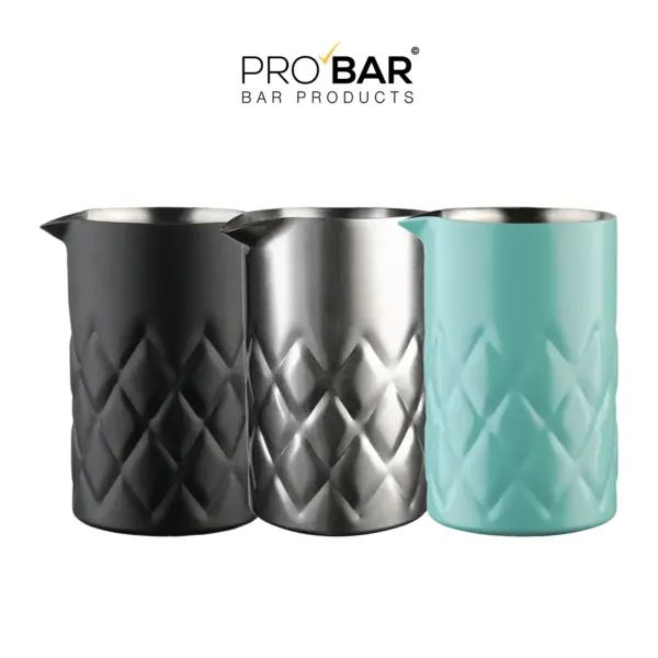 Vaso mezclador de acero Iron 60 cl, doble pared AISI 304, 3 acabados