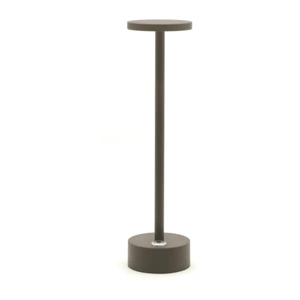 lámpara LED recargable Eclaire Lite de 30 cm, aluminio lacado en bronce, de luz cálida
