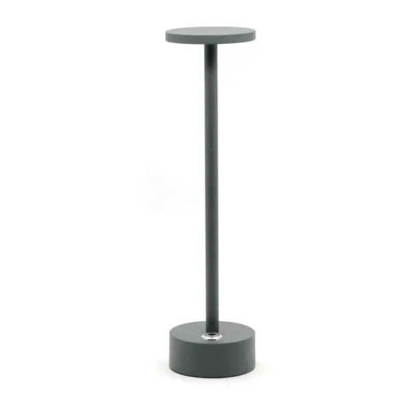 lámpara Eclaire Lite gris de 30 cm, aluminio lacado con difusor de policarbonato