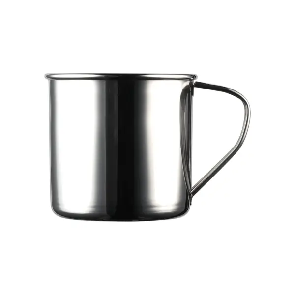 vaso Moscow Mule de The Bars: taza de 45 cl en acero inoxidable pulido espejo con asa de acero