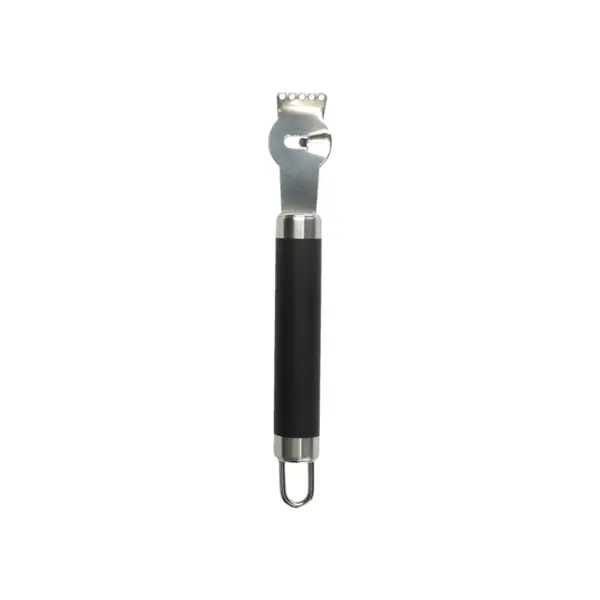 acanalador pequeño de 16,5 cm de acero inoxidable con mango recubierto de SBC, referencia DT002